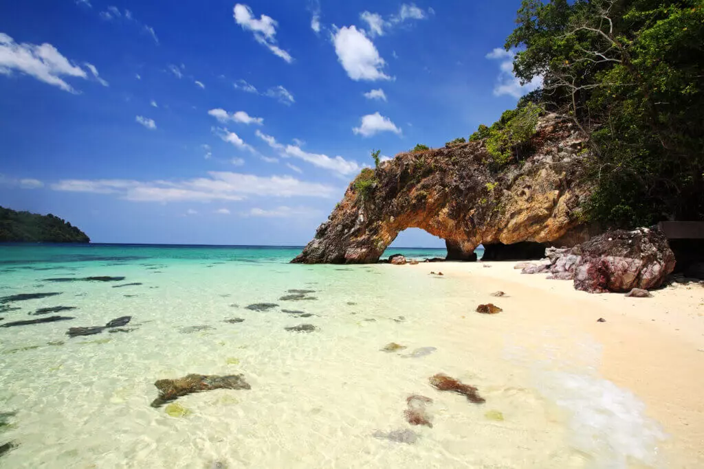 a private beach of a Koh Lipe resort, part of Koh Lipe Holiday Packages | Koh Lipe