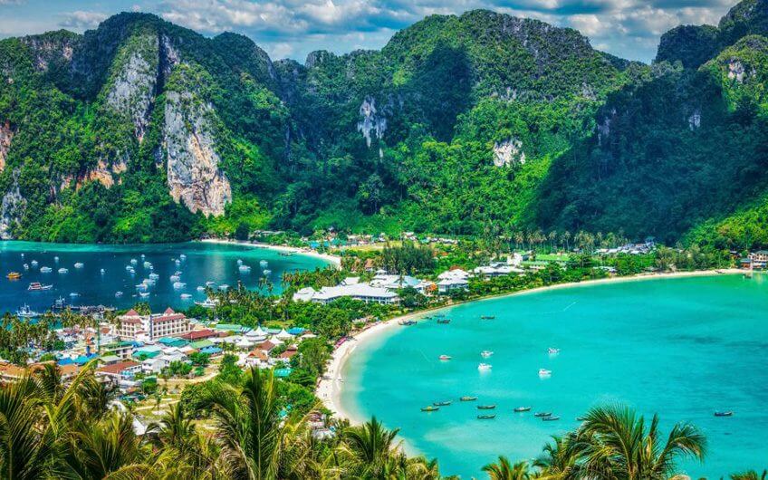 thailand honeymoon in phi phi islands for a romantic getaway destination | romantic getaway
