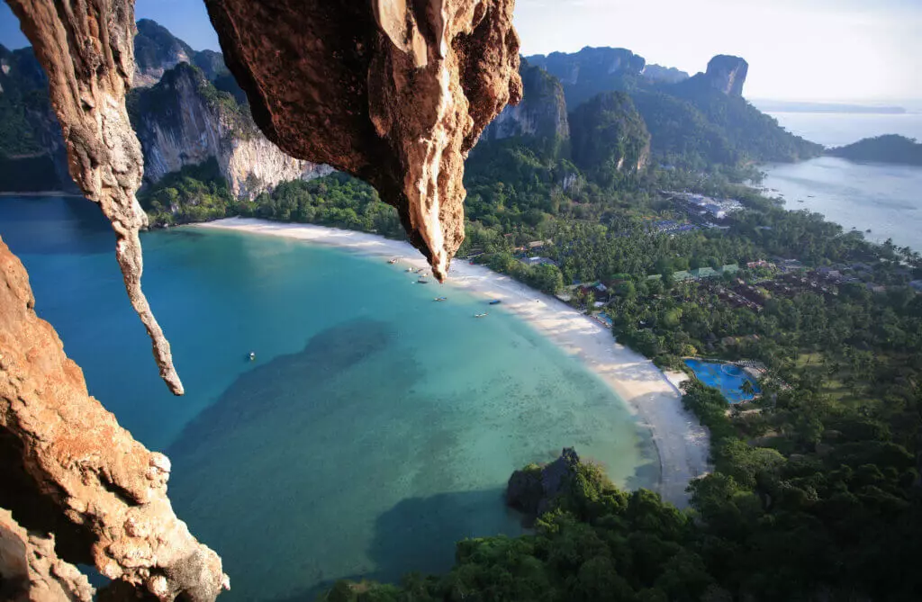 Explore this peaceful beach located along Krabi's Railey beach for excursions of romance and sun and sand