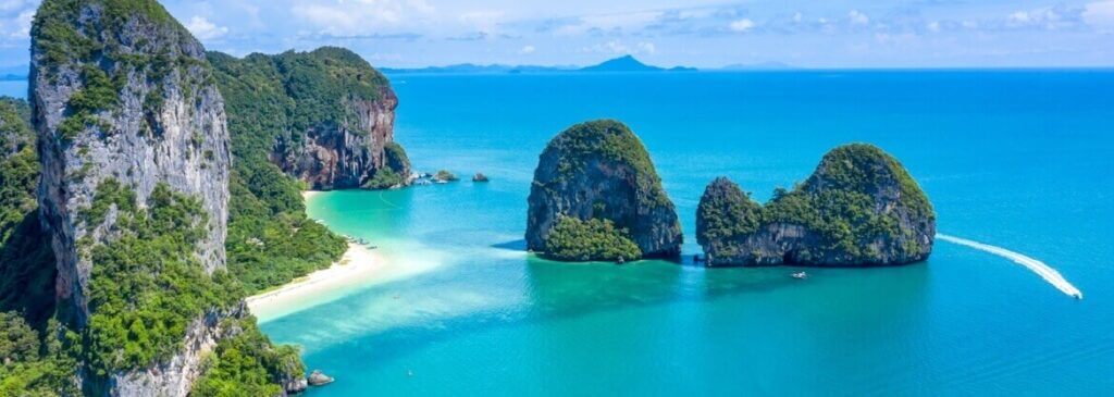 For relaxation, try the islands of Southern Thailand in your itinerary, rocking fun at Railay Beach or try Phuket holidays on sale!